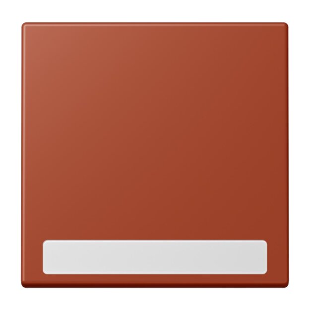 Jung LC990NA232 Wippe 1-fach mit Schriftfeld LC32110 (Duroplast lackiert) LOcre Rouge Les Couleurs® Le Corbusier