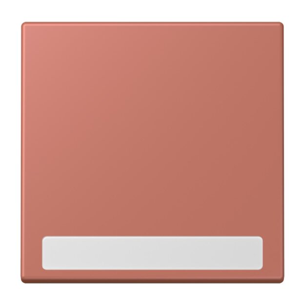 Jung LC990NA236 Wippe 1-fach mit Schriftfeld LC32121 (Duroplast lackiert) Terre Sienne Brique Les Couleurs® Le Corbusier