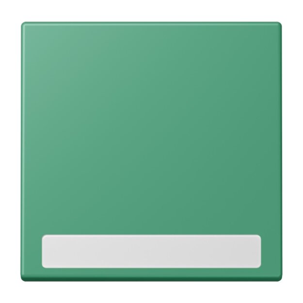 Jung LC990NA250 Wippe 1-fach mit Schriftfeld LC4320G (Duroplast lackiert) Vert 59 Les Couleurs® Le Corbusier