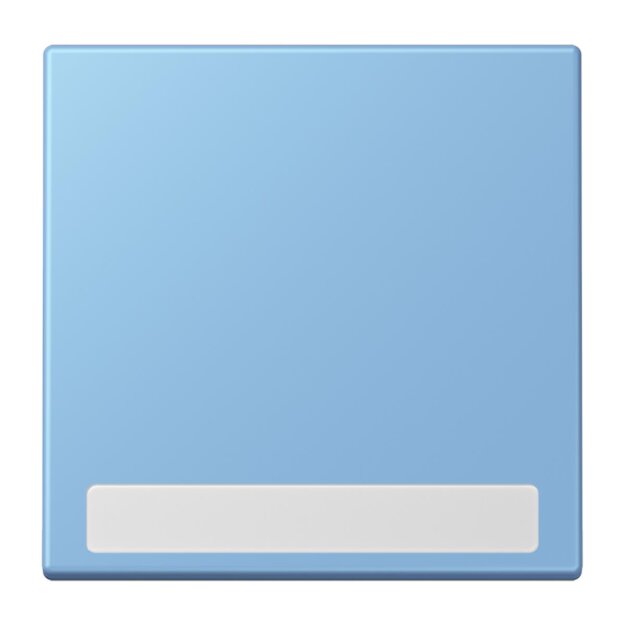 Jung LC990NA256 Wippe 1-fach mit Schriftfeld LC4320N (Duroplast lackiert) Bleu Céruléen 59 Les Couleurs® Le Corbusier