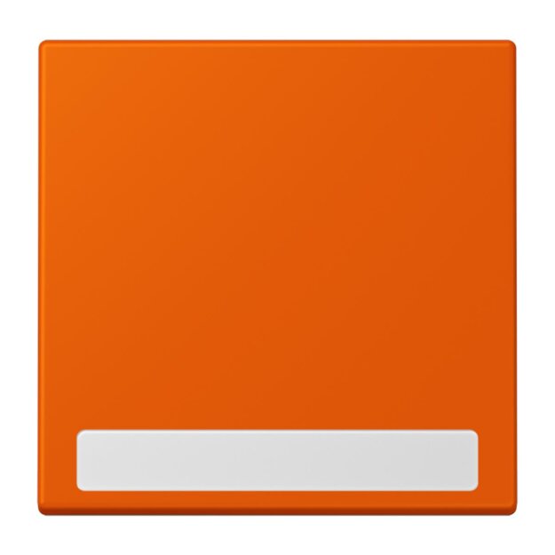 Jung LC990NA260 Wippe 1-fach mit Schriftfeld LC4320S (Duroplast lackiert) Orange Vif Les Couleurs® Le Corbusier