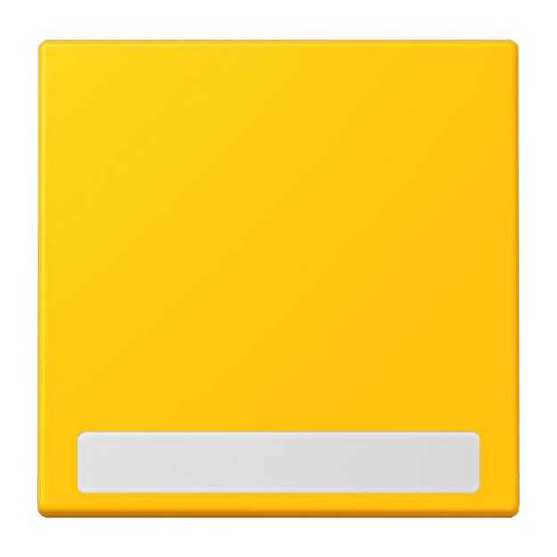 Jung LC990NA263 Wippe 1-fach mit Schriftfeld LC4320W (Duroplast lackiert) Le Jaune Vif Les Couleurs® Le Corbusier