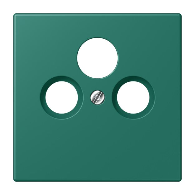 Jung LC990SAT216 Abdeckung für Universal-Sat/BK-Dosen LC32040 (Thermoplast lackiert) Vert Anglais Les Couleurs® Le Corbusier