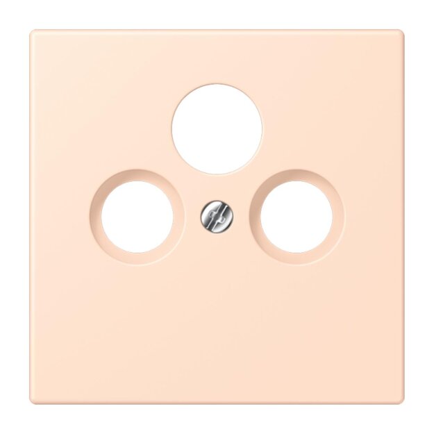 Jung LC990SAT228 Abdeckung für Universal-Sat/BK-Dosen LC32091 (Thermoplast lackiert) Rose Pâle Les Couleurs® Le Corbusier