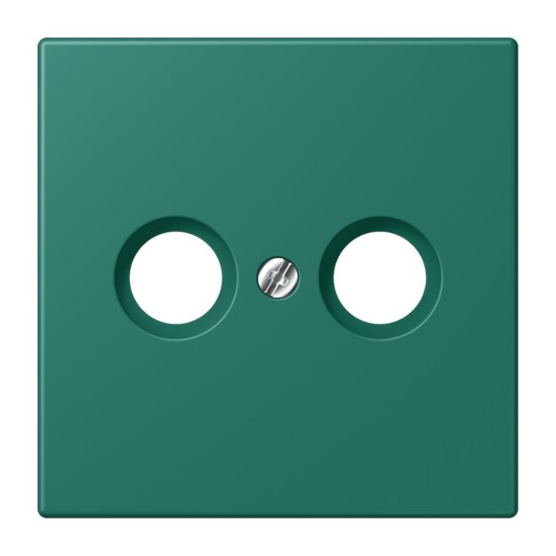 Jung LC990TV216 Abdeckung für Antennendosen LC32040 (Thermoplast lackiert) Vert Anglais Les Couleurs® Le Corbusier