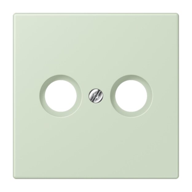 Jung LC990TV218 Abdeckung für Antennendosen LC32042 (Thermoplast lackiert) Vert Anglâis Pale Les Couleurs® Le Corbusier