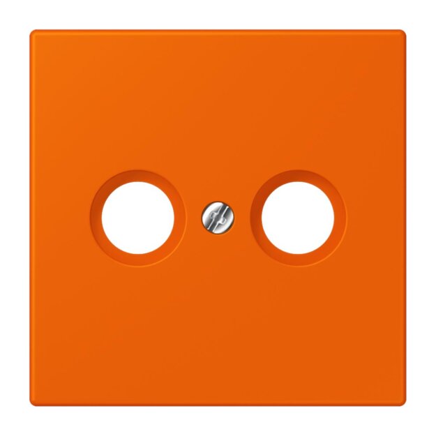 Jung LC990TV224 Abdeckung für Antennendosen LC32080 (Thermoplast lackiert) Orange Les Couleurs® Le Corbusier