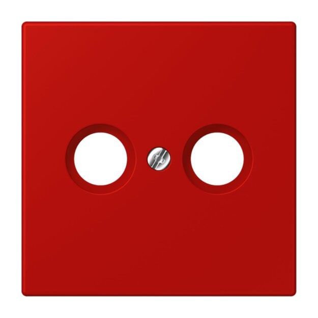 Jung LC990TV227 Abdeckung für Antennendosen LC32090 (Thermoplast lackiert) Rouge Vermillon 31 Les Couleurs® Le Corbusier