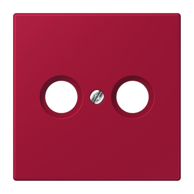 Jung LC990TV229 Abdeckung für Antennendosen LC32100 (Thermoplast lackiert) Rouge Carmin Les Couleurs® Le Corbusier