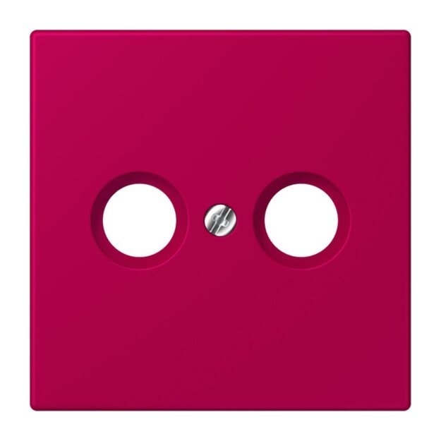 Jung LC990TV230 Abdeckung für Antennendosen LC32101 (Thermoplast lackiert) Rouge Rubia Les Couleurs® Le Corbusier