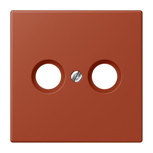 Jung LC990TV232 Abdeckung für Antennendosen LC32110 (Thermoplast lackiert) LOcre Rouge Les Couleurs® Le Corbusier