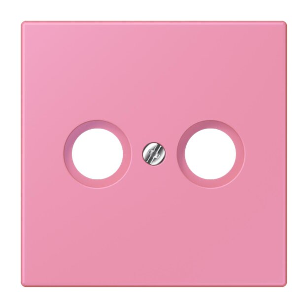 Jung LC990TV246 Abdeckung für Antennendosen LC4320C (Thermoplast lackiert) Rose Vif Les Couleurs® Le Corbusier