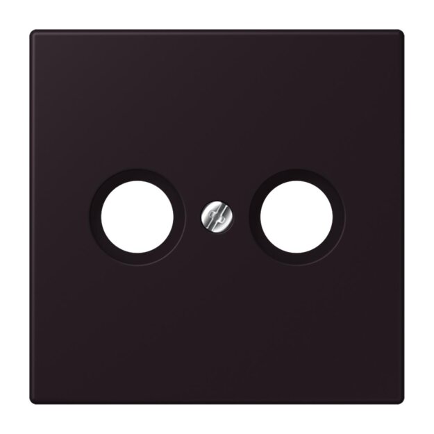 Jung LC990TV248 Abdeckung für Antennendosen LC4320E (Thermoplast lackiert) Noir DIvoire Les Couleurs® Le Corbusier