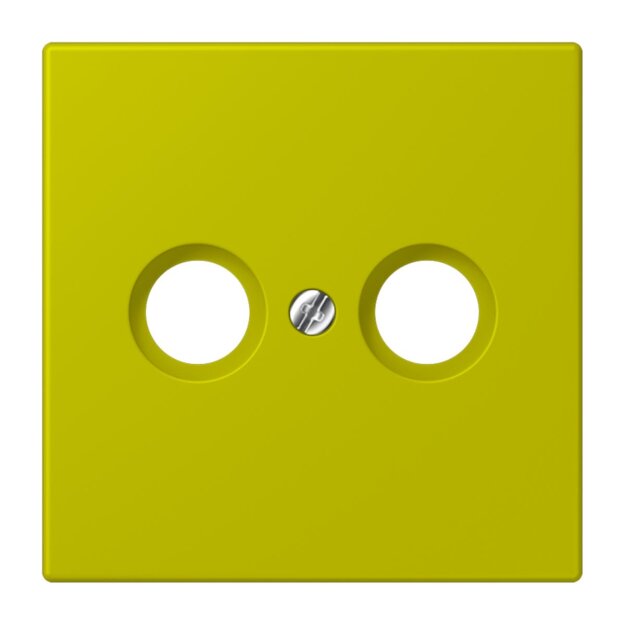 Jung LC990TV249 Abdeckung für Antennendosen LC4320F (Thermoplast lackiert) Vert Olive Vif Les Couleurs® Le Corbusier