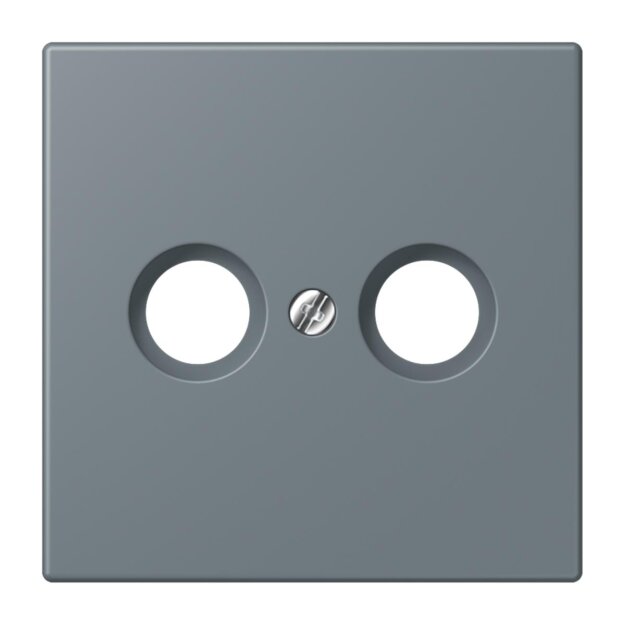 Jung LC990TV251 Abdeckung für Antennendosen LC4320H (Thermoplast lackiert) Gris 59 Les Couleurs® Le Corbusier