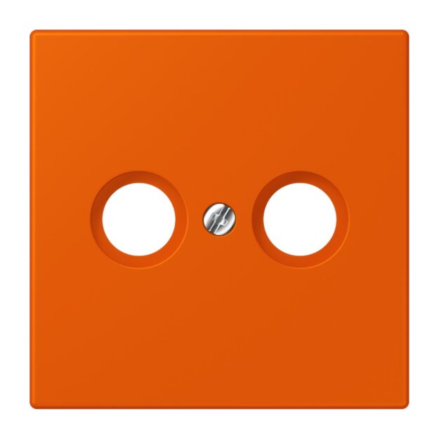 Jung LC990TV260 Abdeckung für Antennendosen LC4320S (Thermoplast lackiert) Orange Vif Les Couleurs® Le Corbusier