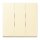 Jung LC993BF201 Wippe für 3-fach Schalter LC32001 Blanc Les Couleurs® Le Corbusier