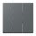 Jung LC993BF202 Wippe für 3-fach Schalter LC32010 Gris Foncé 31 Les Couleurs® Le Corbusier