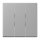 Jung LC993BF204 Wippe für 3-fach Schalter LC32012 Gris Moyen Les Couleurs® Le Corbusier