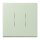 Jung LC993BF218 Wippe für 3-fach Schalter LC32042 Vert Anglâis Pale Les Couleurs® Le Corbusier