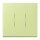 Jung LC993BF222 Wippe für 3-fach Schalter LC32053 Vert Jaune Clair Les Couleurs® Le Corbusier