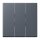 Jung LC993BF262 Wippe für 3-fach Schalter LC4320U Gris Fonce 59 Les Couleurs® Le Corbusier