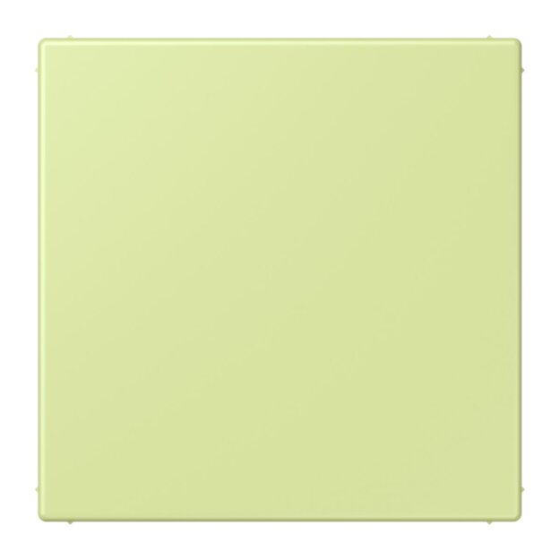 Jung LC994B222 Blind-Abdeckung (gerastet) LC32053 (Thermoplast lackiert) Vert Jaune Clair Les Couleurs® Le Corbusier