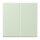 Jung LC995218 Wippe 2-fach LC32042 (Duroplast lackiert) Vert Anglâis Pale Les Couleurs® Le Corbusier