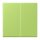 Jung LC995221 Wippe 2-fach LC32052 (Duroplast lackiert) Vert Clair Les Couleurs® Le Corbusier