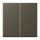 Jung LC995241 Wippe 2-fach LC32140 (Duroplast lackiert) Ombre Naturelle 31 Les Couleurs® Le Corbusier