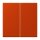 Jung LC995244 Wippe 2-fach LC4320A (Duroplast lackiert) Rouge Vermillon 59 Les Couleurs® Le Corbusier