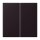 Jung LC995248 Wippe 2-fach LC4320E (Duroplast lackiert) Noir DIvoire Les Couleurs® Le Corbusier
