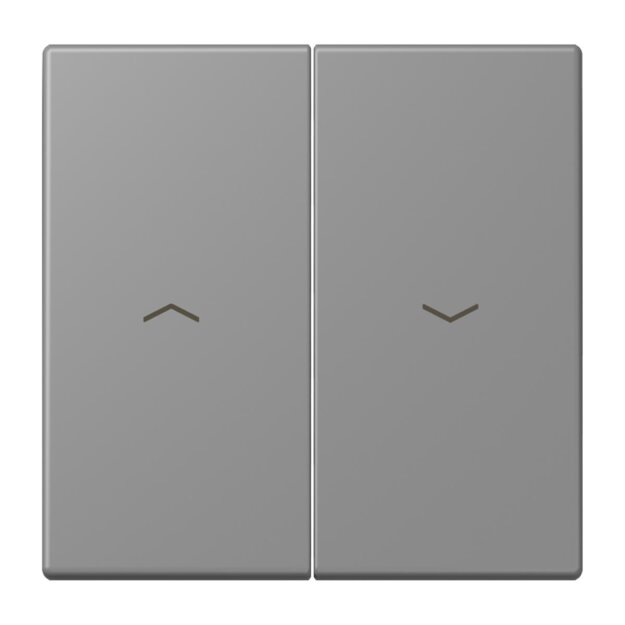 Jung LC995P203 Wippe 2-fach mit Pfeilsymbolen LC320 (Duroplast lackiert) Gris 31 Les Couleurs® Le Corbusier