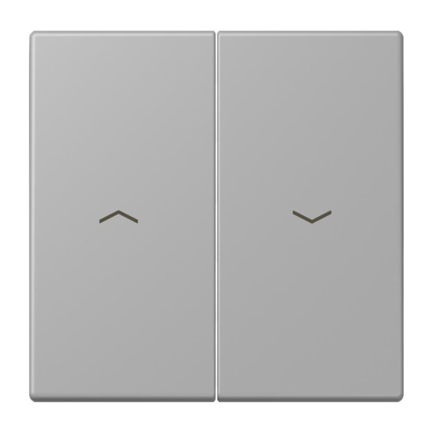 Jung LC995P204 Wippe 2-fach mit Pfeilsymbolen LC320 (Duroplast lackiert) Gris Moyen Les Couleurs® Le Corbusier