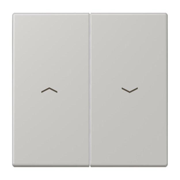 Jung LC995P205 Wippe 2-fach mit Pfeilsymbolen LC320 (Duroplast lackiert) Gris Clair 31 Les Couleurs® Le Corbusier