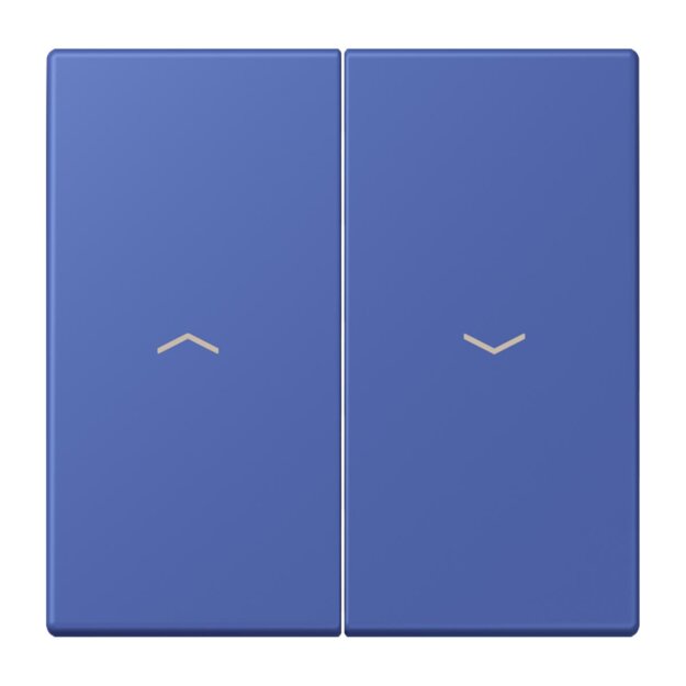 Jung LC995P206 Wippe 2-fach mit Pfeilsymbolen LC320 (Duroplast lackiert) Bleu Outremer 31 Les Couleurs® Le Corbusier