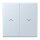Jung LC995P209 Wippe 2-fach mit Pfeilsymbolen LC320 (Duroplast lackiert) Outremer Pale Les Couleurs® Le Corbusier