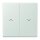 Jung LC995P215 Wippe 2-fach mit Pfeilsymbolen LC320 (Duroplast lackiert) Céruléen Pale Les Couleurs® Le Corbusier