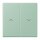 Jung LC995P217 Wippe 2-fach mit Pfeilsymbolen LC320 (Duroplast lackiert) Vert Anglais Clair Les Couleurs® Le Corbusier