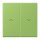 Jung LC995P220 Wippe 2-fach mit Pfeilsymbolen LC320 (Duroplast lackiert) Vert 31 Les Couleurs® Le Corbusier