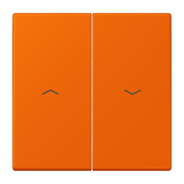 Jung LC995P224 Wippe 2-fach mit Pfeilsymbolen LC320 (Duroplast lackiert) Orange Les Couleurs® Le Corbusier