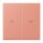 Jung LC995P233 Wippe 2-fach mit Pfeilsymbolen LC321 (Duroplast lackiert) LOcre Rouge Moyen Les Couleurs® Le Corbusier