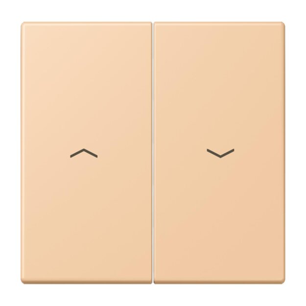 Jung LC995P237 Wippe 2-fach mit Pfeilsymbolen LC321 (Duroplast lackiert) Terre Sienne Claire 31 Les Couleurs® Le Corbusier