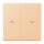 Jung LC995P237 Wippe 2-fach mit Pfeilsymbolen LC321 (Duroplast lackiert) Terre Sienne Claire 31 Les Couleurs® Le Corbusier