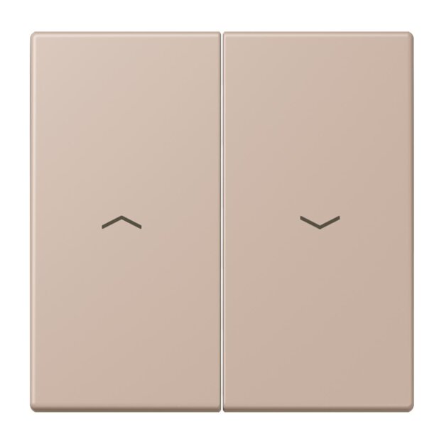 Jung LC995P240 Wippe 2-fach mit Pfeilsymbolen LC321 (Duroplast lackiert) Ombre Brûlée Claire Les Couleurs® Le Corbusier