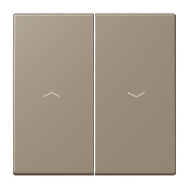 Jung LC995P242 Wippe 2-fach mit Pfeilsymbolen LC321 (Duroplast lackiert) Ombre Naturelle Moyenne Les Couleurs® Le Corbusier