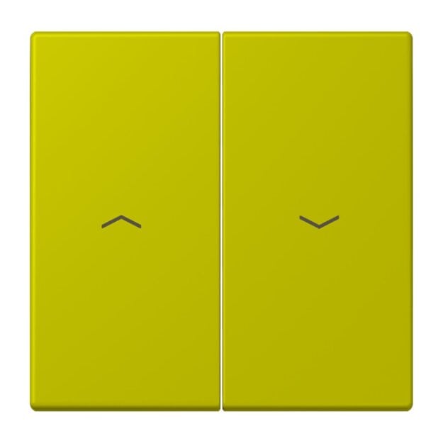 Jung LC995P249 Wippe 2-fach mit Pfeilsymbolen LC432 (Duroplast lackiert) Vert Olive Vif Les Couleurs® Le Corbusier
