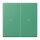 Jung LC995P250 Wippe 2-fach mit Pfeilsymbolen LC432 (Duroplast lackiert) Vert 59 Les Couleurs® Le Corbusier