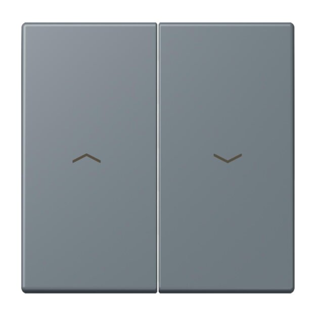 Jung LC995P251 Wippe 2-fach mit Pfeilsymbolen LC432 (Duroplast lackiert) Gris 59 Les Couleurs® Le Corbusier