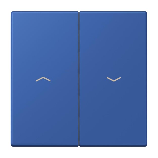 Jung LC995P253 Wippe 2-fach mit Pfeilsymbolen LC432 (Duroplast lackiert) Bleu Outremer 59 Les Couleurs® Le Corbusier